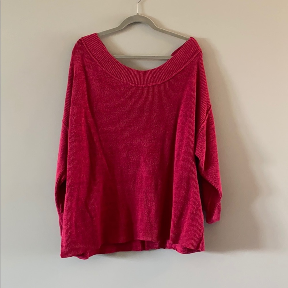 Red sweater